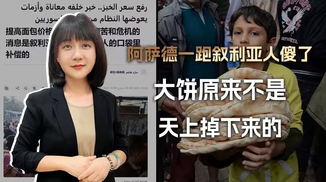大饼不是天上掉下来的吗？阿萨德跑了，叙利亚人乐不到三天傻眼了-华闻时空