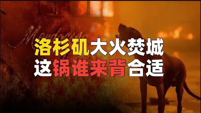 洛杉矶大火焚城，这锅谁来背合适？-华闻时空