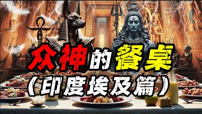 一个视频看懂：世界神话的众神吃什么——印度、埃及篇【众神的餐桌——从湿婆到奥西里斯】-华闻时空