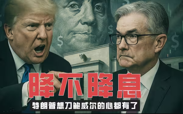 特朗普想刀鲍威尔的心都有了！-华闻时空