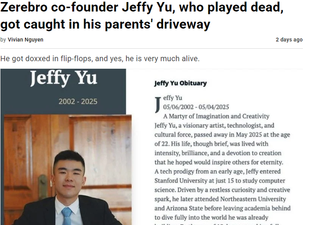 美国币圈华裔大佬诈尸！直播自杀后竟被发现松弛逛街，疑似假死卷钱跑路？！-华闻时空