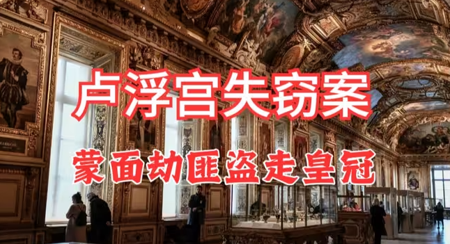 卢浮宫发生失窃案，蒙面劫匪盗走皇冠-华闻时空