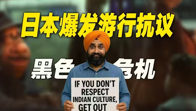 日本爆发游行抗议：永远不要低估，印度人的战斗力-华闻时空