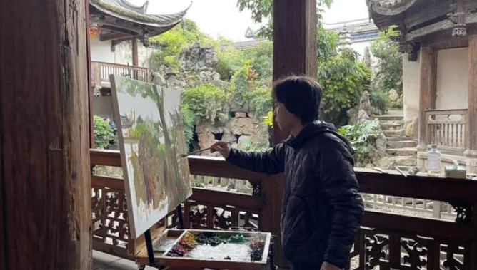 坊巷入画二十载！春节上亿人逛的三坊七巷，被他画出“东方诗意”-华闻时空