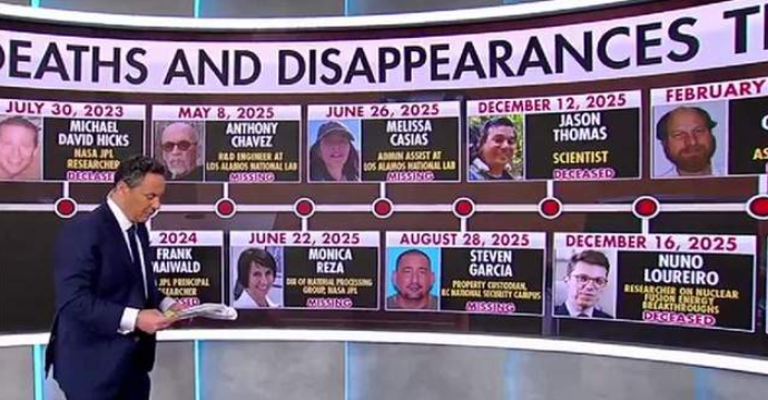 “关乎国安”！至少10名美国尖端领域研究者接连死亡失踪，FBI介入调查-华闻时空