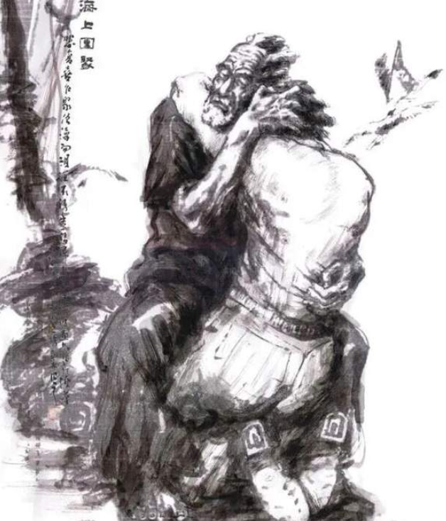 1980年一幅在最高规格国展中发出的两岸团聚历史强音之作——《在公海上团聚》-华闻时空