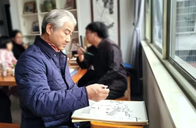 图片[1]-画家笔下的洋中古镇 | 王来文-华闻时空