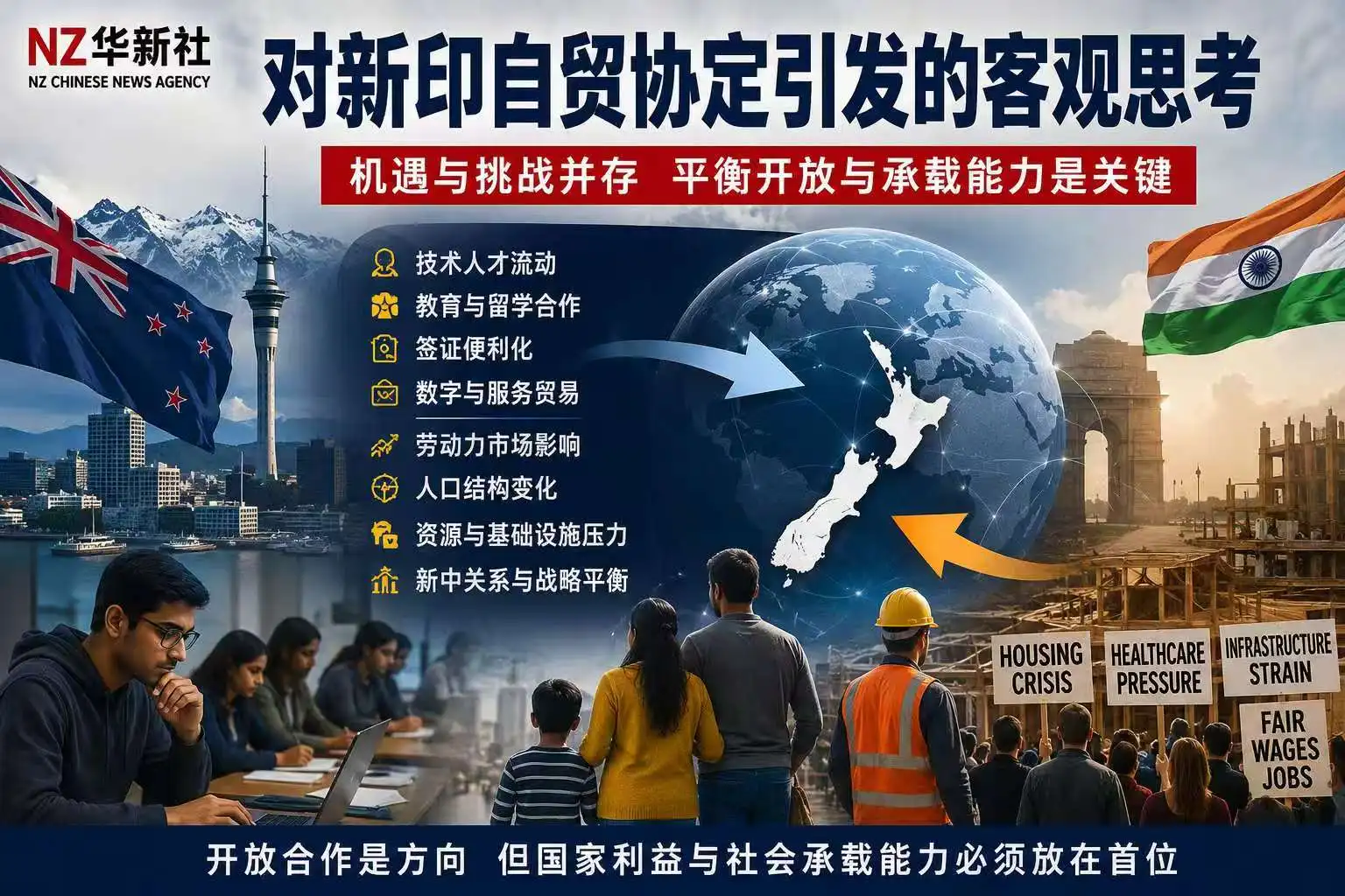 图片[1]-NZ华新社述评：对新印自贸协定引发的客观思考-华闻时空
