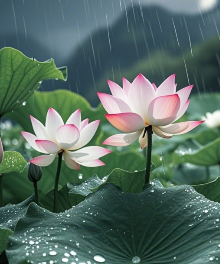 荷风雨后初醒-华闻时空