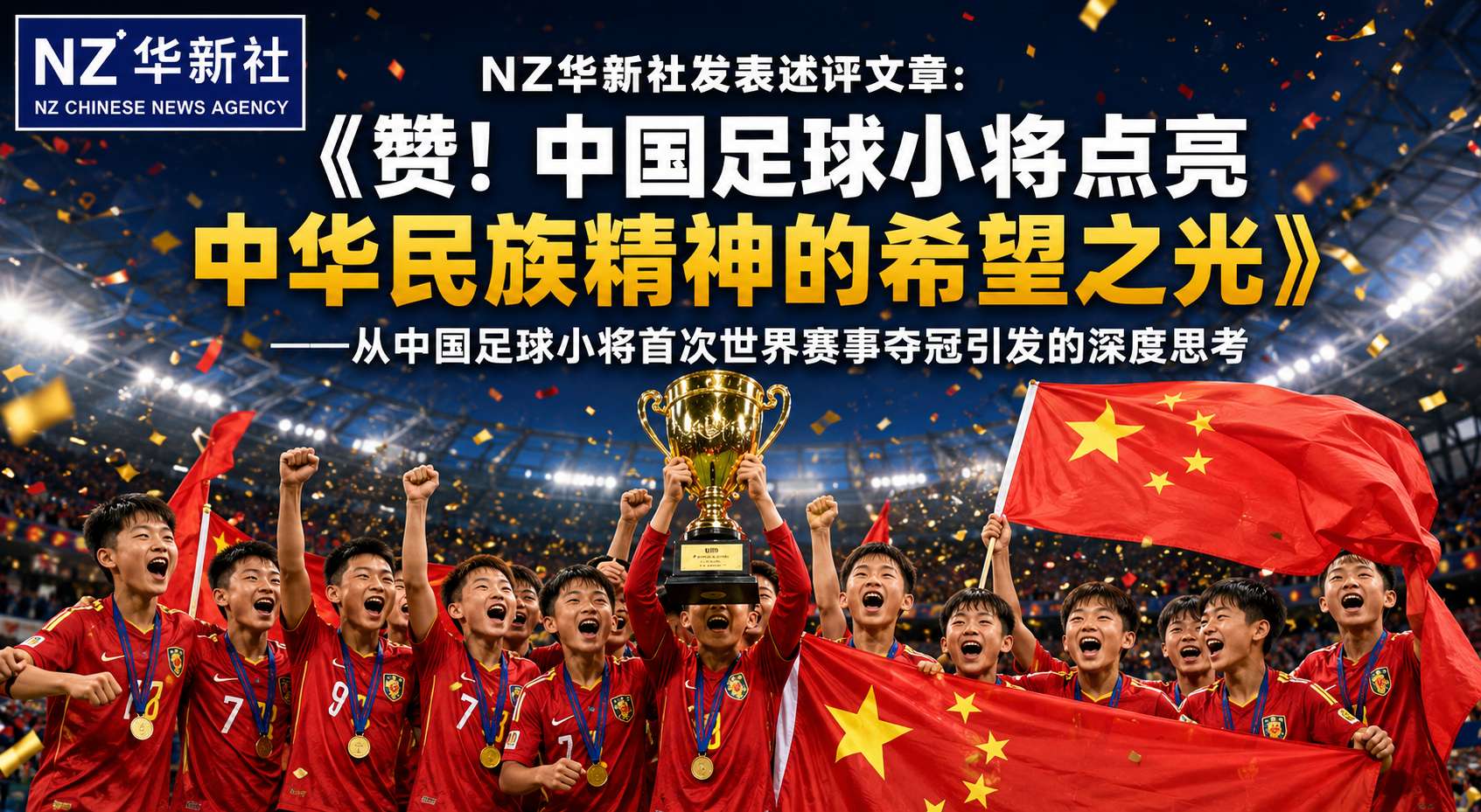 NZ华新社述评:赞!中国足球少年点亮民族希望之光一一中国足球小将首次世界赛事夺冠引发的深层思考-华闻时空
